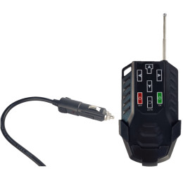 Светодиодный фароискатель черный с ПДУ 60 Вт 4-SS60WB