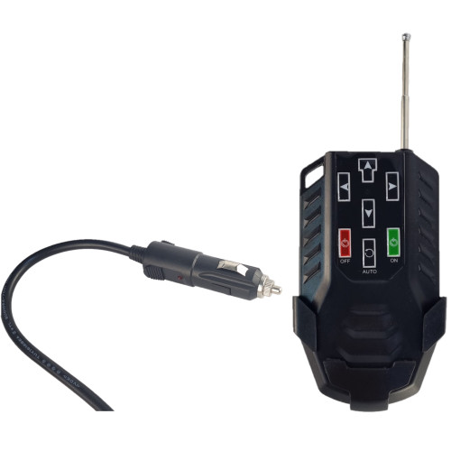 Светодиодный фароискатель черный с ПДУ 60 Вт 4-SS60WB