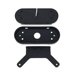 Светодиодный габаритный огонь для прицепа овальный белый 