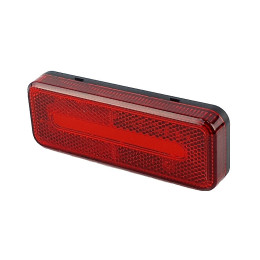 Светодиодный габаритный огонь для прицепа прямоугольный красный