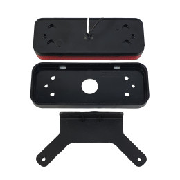 Светодиодный габаритный огонь для прицепа прямоугольный красный