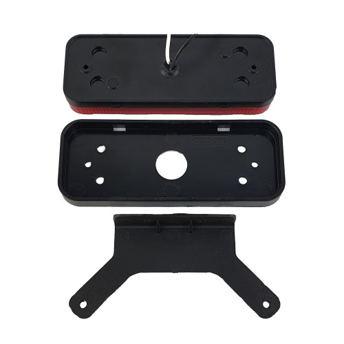 Светодиодный габаритный огонь для прицепа прямоугольный красный