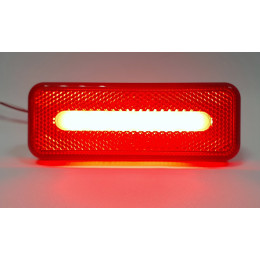 Светодиодный габаритный огонь для прицепа прямоугольный красный