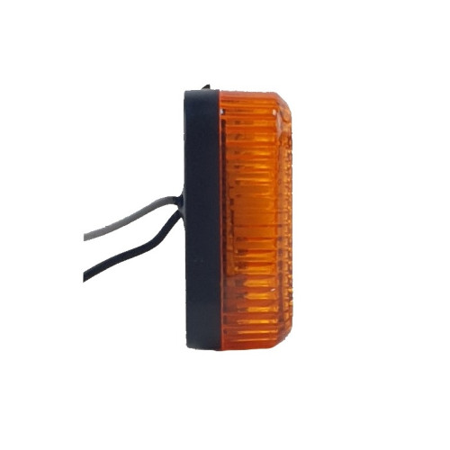 Светодиодный габаритный огонь для прицепа прямоугольный оранжевый