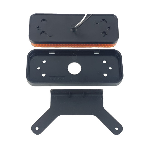 Светодиодный габаритный огонь для прицепа прямоугольный оранжевый