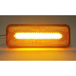 Светодиодный габаритный огонь для прицепа прямоугольный оранжевый