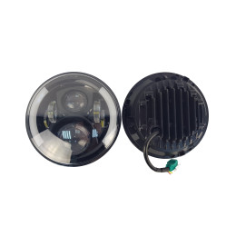 Светодиодные фары головного света с ДХО и поворотниками 7 дюймов 140 Вт (комплект)