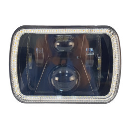 Светодиодные фары головного света 110 Вт (Комплект) с ДХО