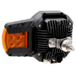 Светодиодные фары головного света для спецтехники 100 Вт с обогревом 16100W (DHO) (Комплект 2шт)