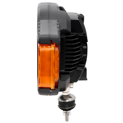 Светодиодные фары головного света для спецтехники 100 Вт с обогревом 16100W (DHO) (Комплект 2шт)