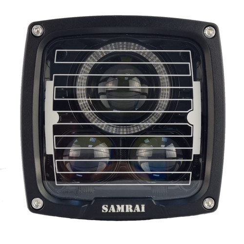 Светодиодные фары головного света для спецтехники 254 Вт с обогревом (Комплект)