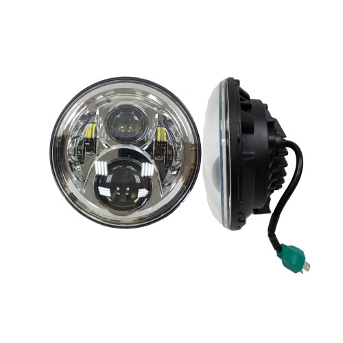 Светодиодные фары головного света 7 дюймов 80 Вт (комплект)