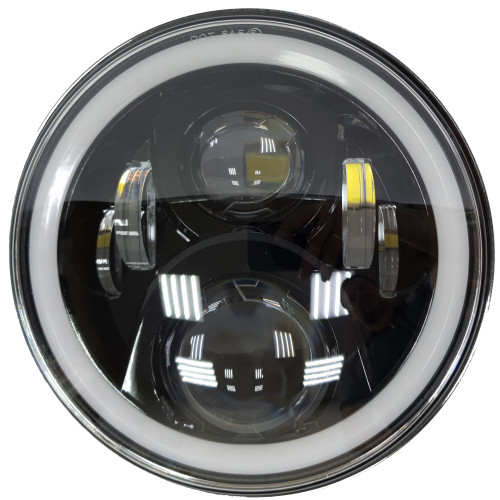 Светодиодный фары головного света с ДХО и поворотниками 7 дюймов 140 Вт (комплект)