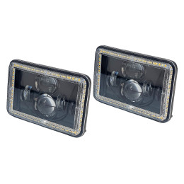 Светодиодные фары дополнительного света комплект 120 Вт (Дальний/ближний) с ДХО