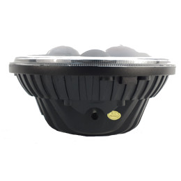 Светодиодные фары головного света с ДХО 7 дюймов 150 Ватт (комплект)