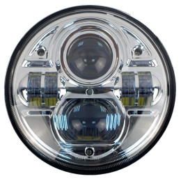 Светодиодные фары головного света с ДХО 7 дюймов 150 Ватт (комплект)