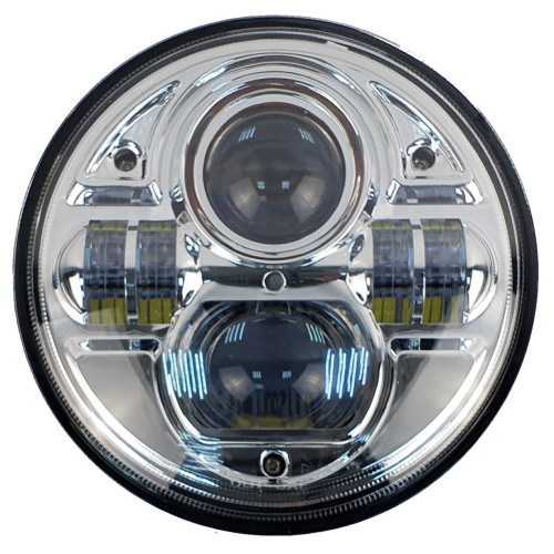 Светодиодные фары головного света с ДХО 7 дюймов 150 Ватт (комплект)