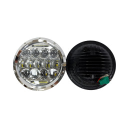 Светодиодные фары головного света с ДХО 7 дюймов 150 Вт (комплект)