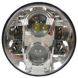 Светодиодные фары головного света с ДХО 7 дюймов 160 Ватт (комплект)