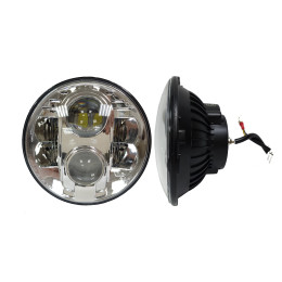 Светодиодные фары головного света с ДХО 7 дюймов 160 Ватт (комплект)