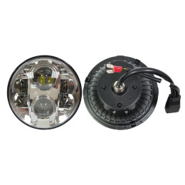 Светодиодные фары головного света с ДХО 7 дюймов 160 Ватт (комплект)