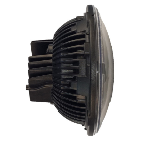 Светодиодные фары головного света 7 дюймов черные 90 Вт с ДХО (комплект) 1690B