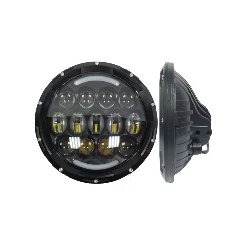 Светодиодные фары головного света с ДХО и поворотниками 7 дюймов 210 Вт (комплект)
