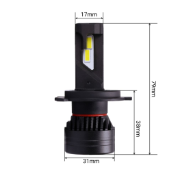 Светодиодные лампы F3-H4 (комплект 2шт)