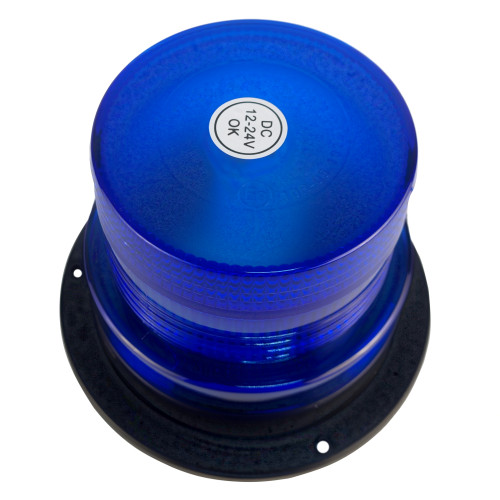 Маяк проблесковый синий светодиодный на магните SR-012-1B