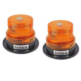 Маяк проблесковый оранжевый светодиодный на магните SR-012-1A (комплект 2шт)