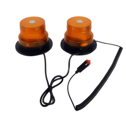 Маяк проблесковый оранжевый светодиодный на магните SR-012-1A (комплект 2шт)