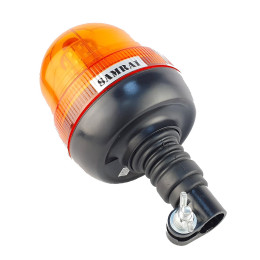 Маяк проблесковый оранжевый светодиодный на кронштейне SR-01B