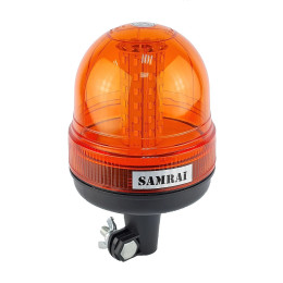 Маяк проблесковый оранжевый светодиодный на кронштейне SR-01G