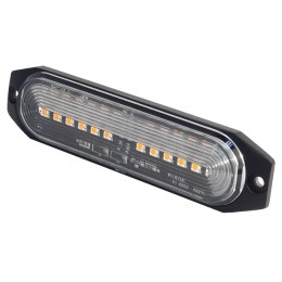 Светодиодная фара вспышка оранжевая 02S