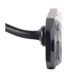 Светодиодная фара вспышка оранжевая 02S