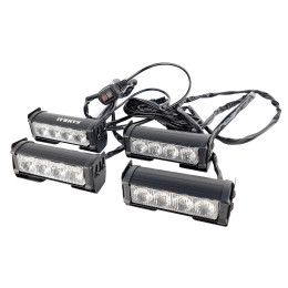 Фары-вспышки оранжевые светодиодные SR-24-4A комплект 4шт