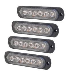 Светодиодные фары вспышкы 4 блока 25P-4B с ПДУ