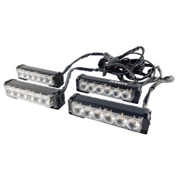 Фары-вспышки оранжевые светодиодные SR-26-2A-4B комплект 4шт