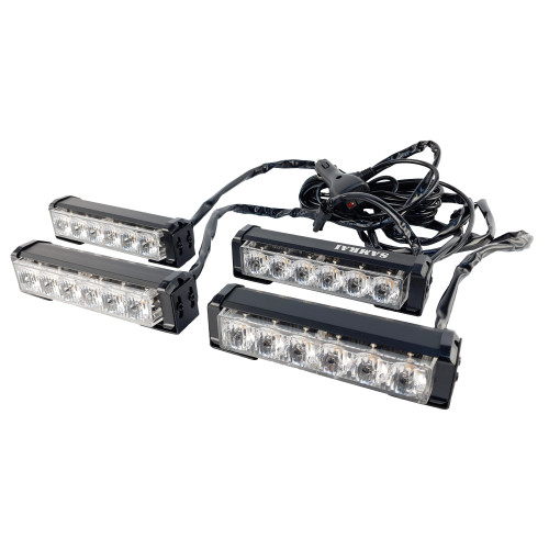 Фары-вспышки оранжевые светодиодные SR-26-2A-4B комплект 4шт