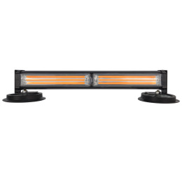 Балка проблесковая оранжевая светодиодная односторонняя SR-26-2COB