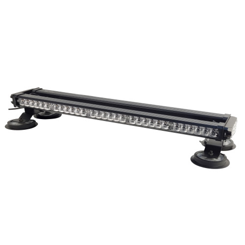 Балка проблесковая оранжевая светодиодная четырехсторонняя 28X-5L slim