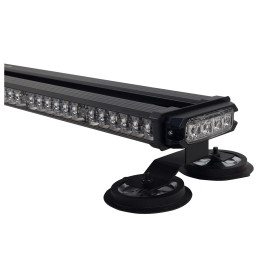 Балка проблесковая оранжевая светодиодная четырехсторонняя 28X-10L slim