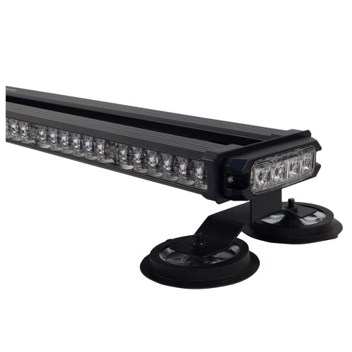 Балка проблесковая оранжевая светодиодная четырехсторонняя 28X-5L slim