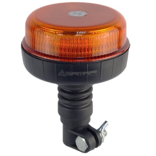 Маяк проблесковый оранжевый светодиодный M02G на кронштейн DIN