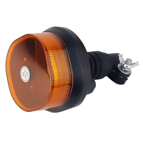 Маяк проблесковый оранжевый светодиодный M05C-4 на кронштейн DIN