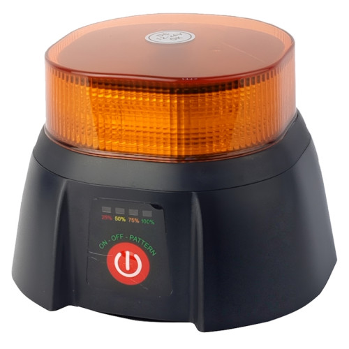 Маяк проблесковый оранжевый светодиодный M05C-6 автономный с ПДУ