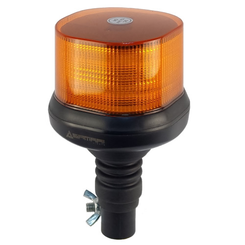 Маяк проблесковый оранжевый светодиодный M07C-4 на кронштейн DIN