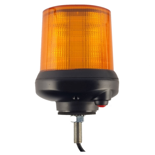 Маяк проблесковый оранжевый светодиодный M09C-1 на кронштейне с резьбой М12