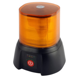 Маяк проблесковый оранжевый светодиодный M09C-6 автономный с ПДУ