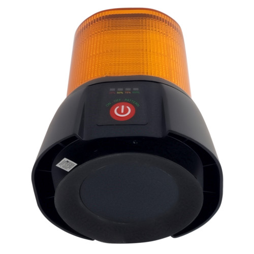 Маяк проблесковый оранжевый светодиодный M09C-6 автономный с ПДУ